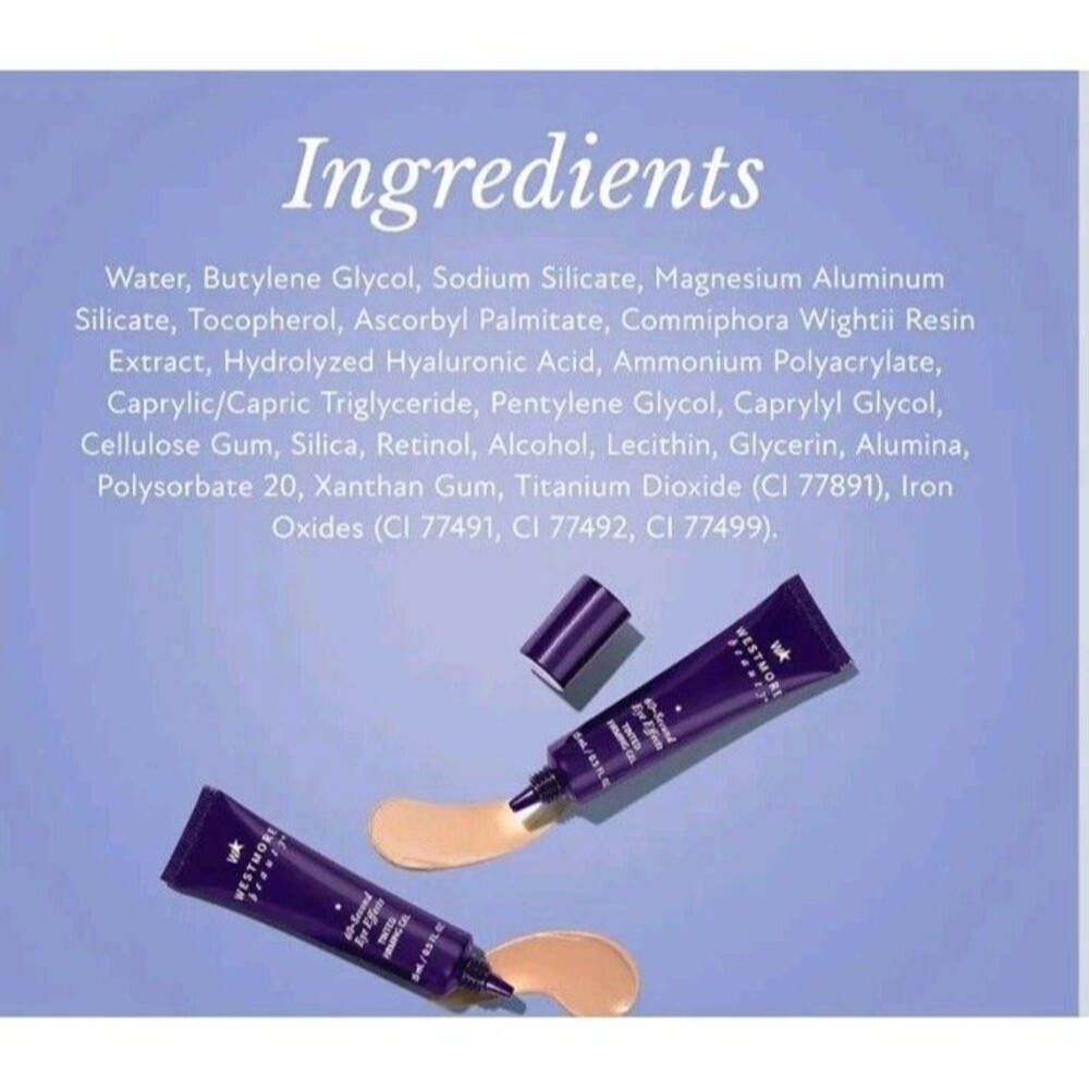 Westmore Beauty 60-SECOND EYE EFFECTS Tinted Firming Gel - Light Medium - Picture 9 of 11